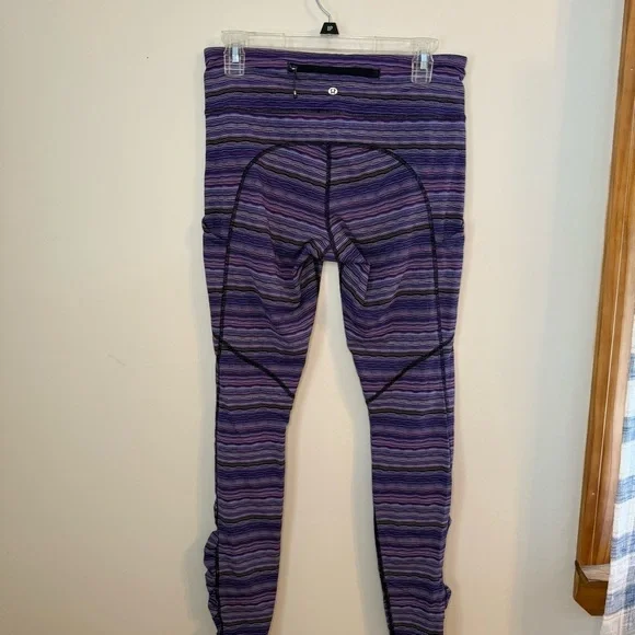 LULULEMON Speed Tight IV Space Dye Twist Ultra Violet Multi/Black 8 - Picture 7 of 11